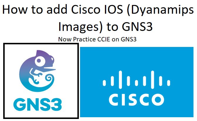 how to add cisco ios images to gns3