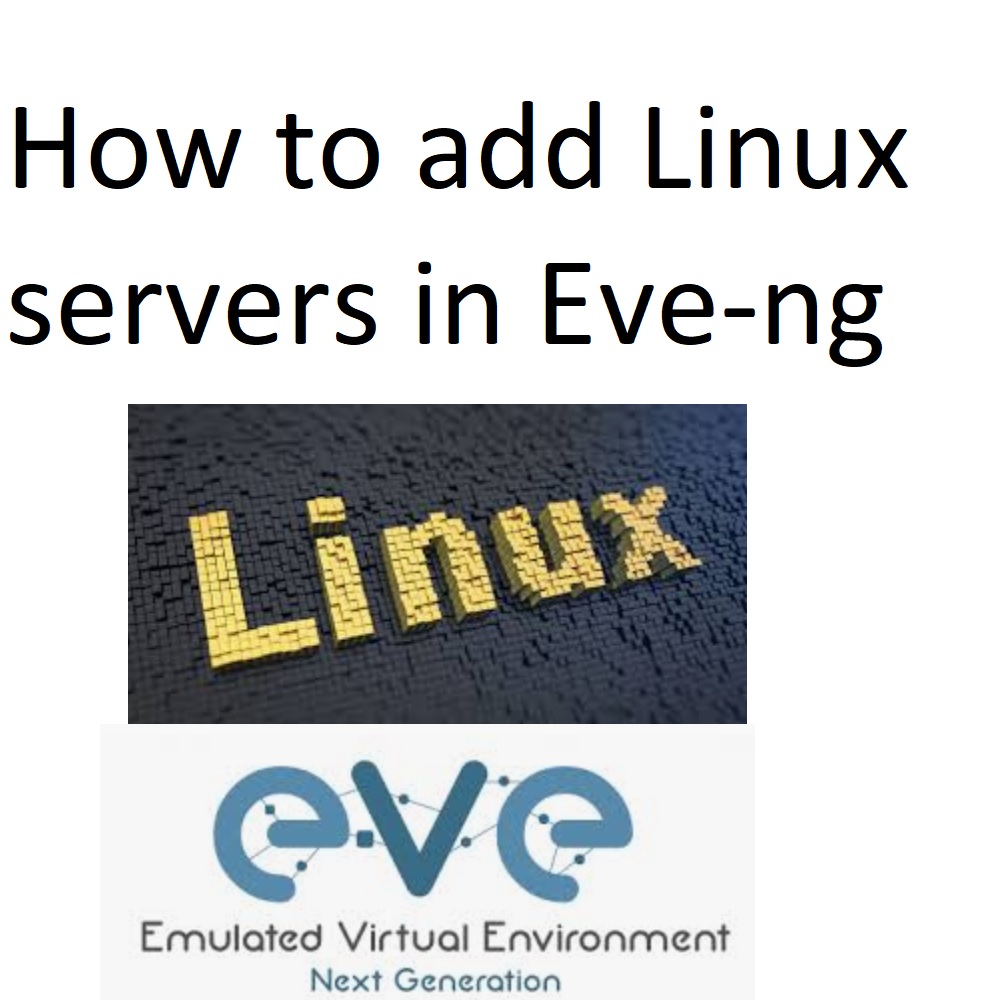 how to add linux server in eve-ng